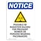 Signmission OSHA Notice Sign, Possible RF Radiation With Symbol, 18in X 12in Decal, 12" W, 18" H, Portrait OS-NS-D-1218-V-17713 - alternate 1